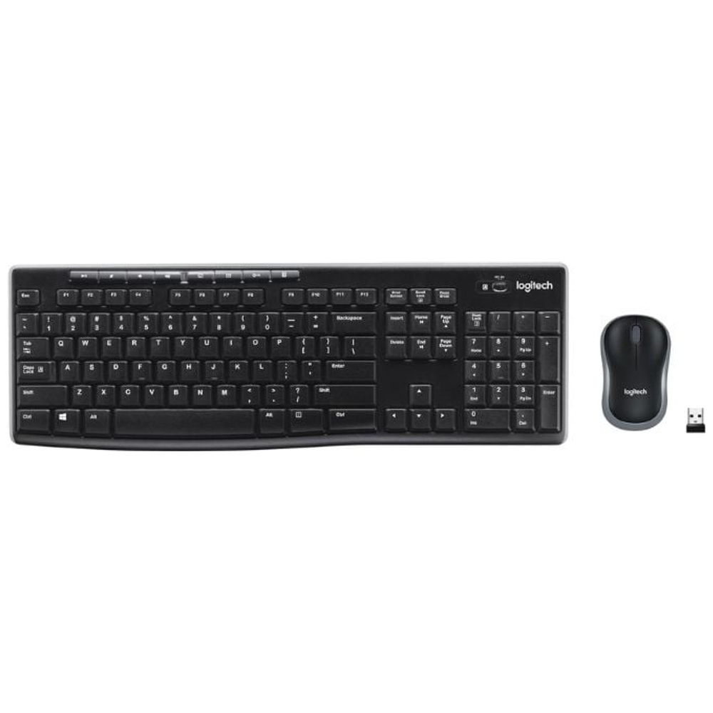 Logitech Logitech - Wireless Keyboard - Up to 10 meters - Black