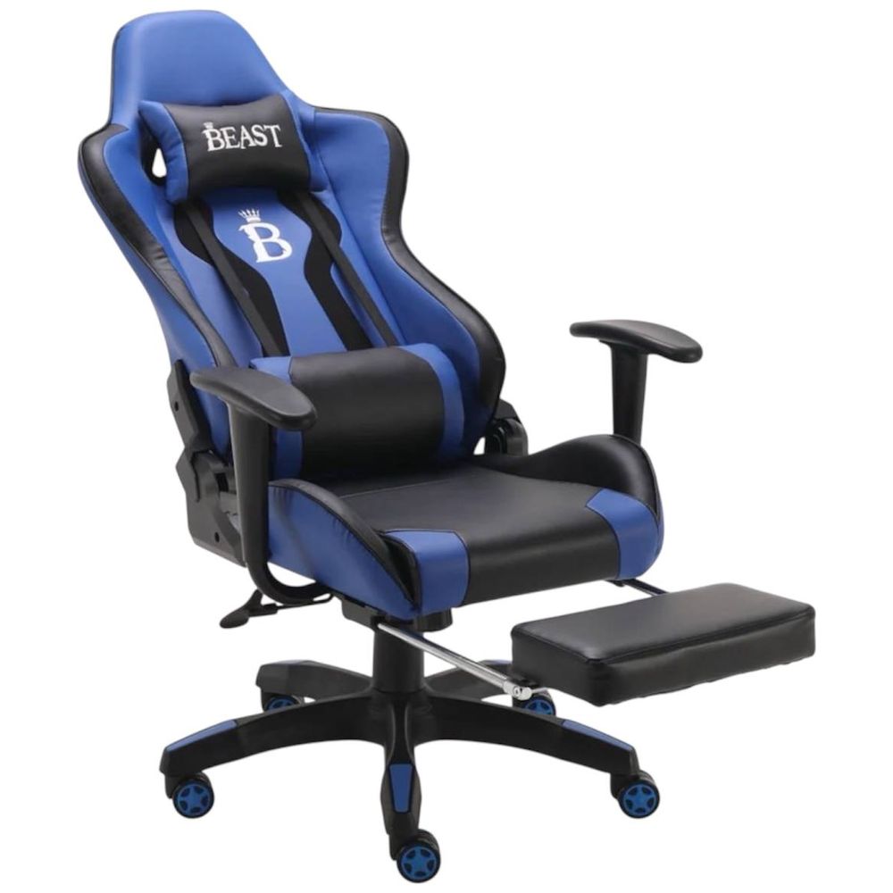 Beast SD 205A/B - Gaming Chair - 180° recline - Head and back supports - High density foam - Black – 364,500 IQD Iraq