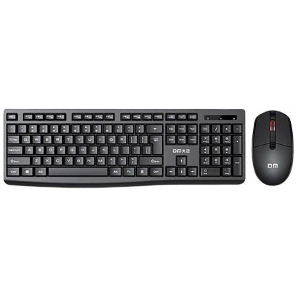DM DM K13 - Wireless Keyboard and Mouse Combo - Black