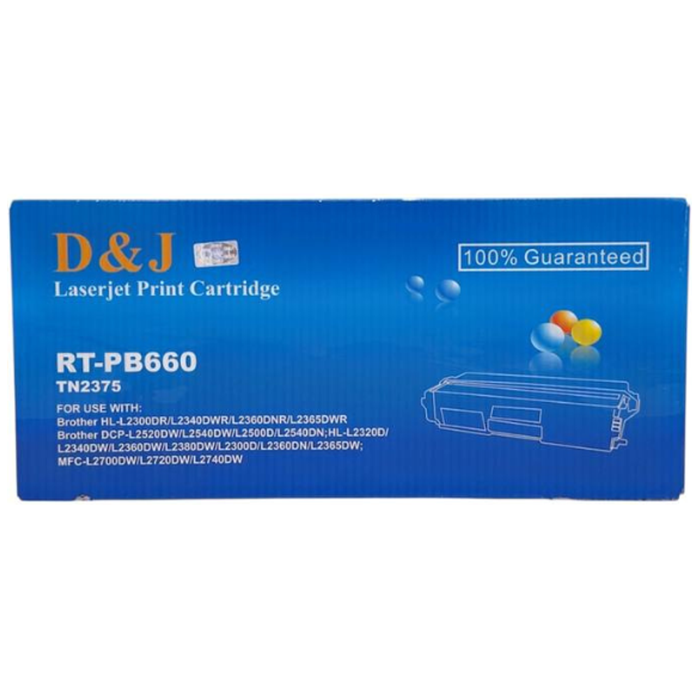 D&J D&J RT-PB660 - Toner cartridge - Longer lasting color fastness without fading - Longer life and guaranteed performance