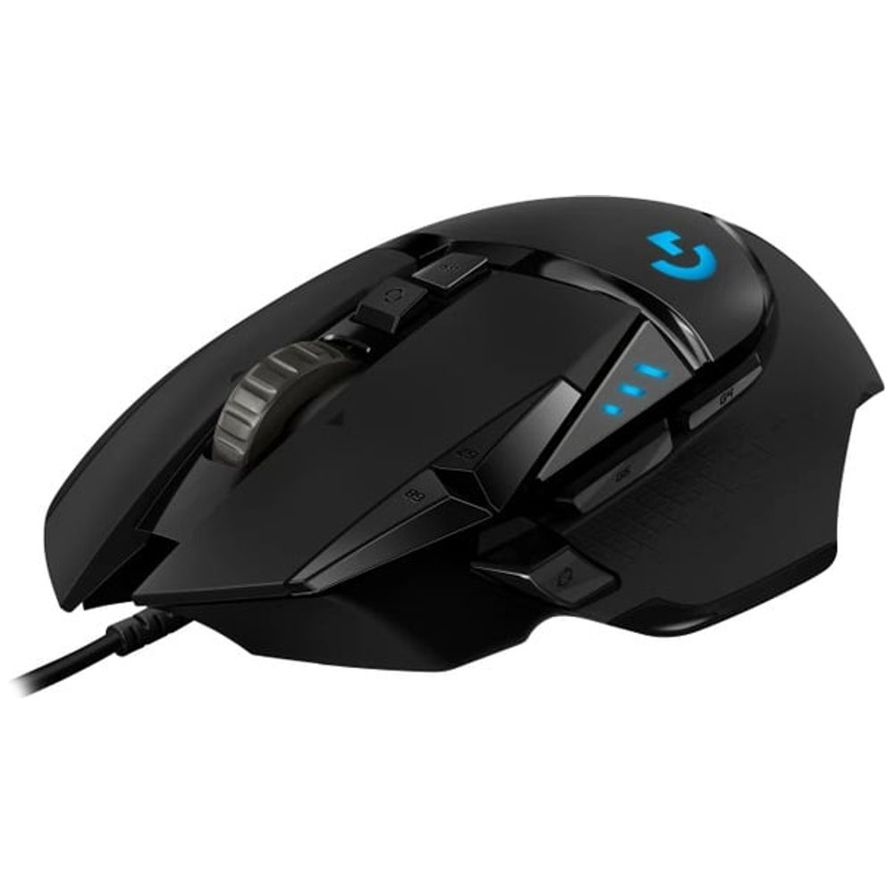 Logitech Logitech G502 Hero - Wired Gaming Mouse - 1.5m - Black 1.5m