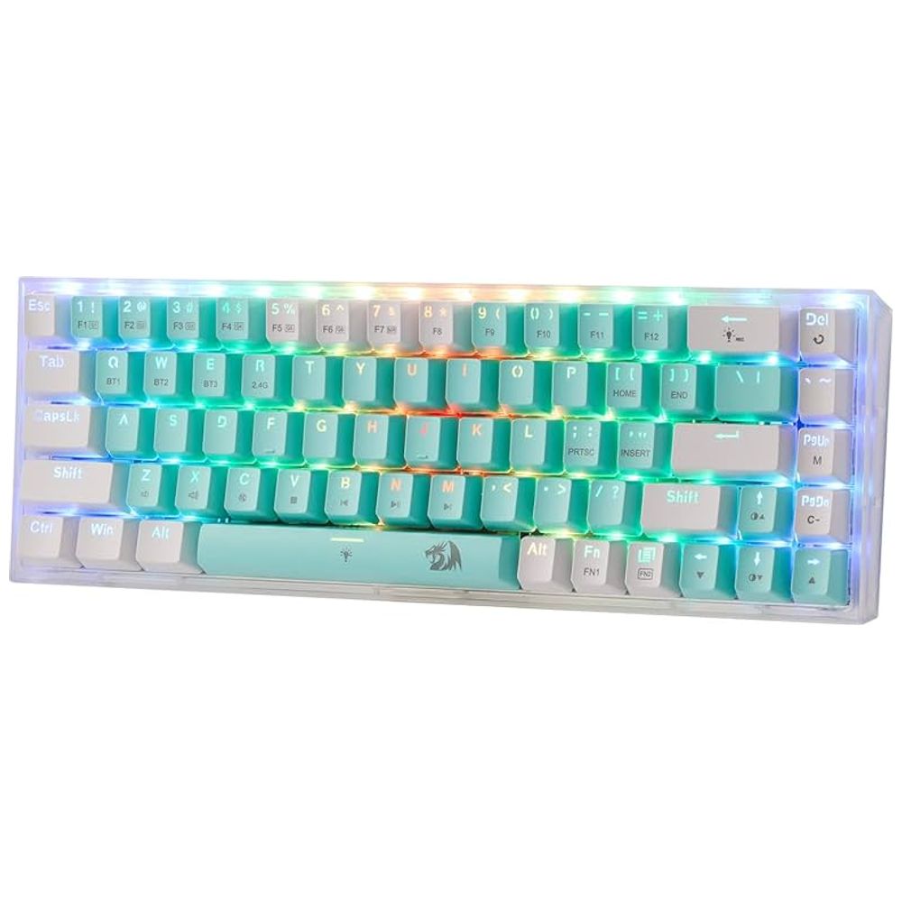 Redragon K631 - Wireless Keyboard - RGB - Translucent board - Green – 70,000 IQD Iraq