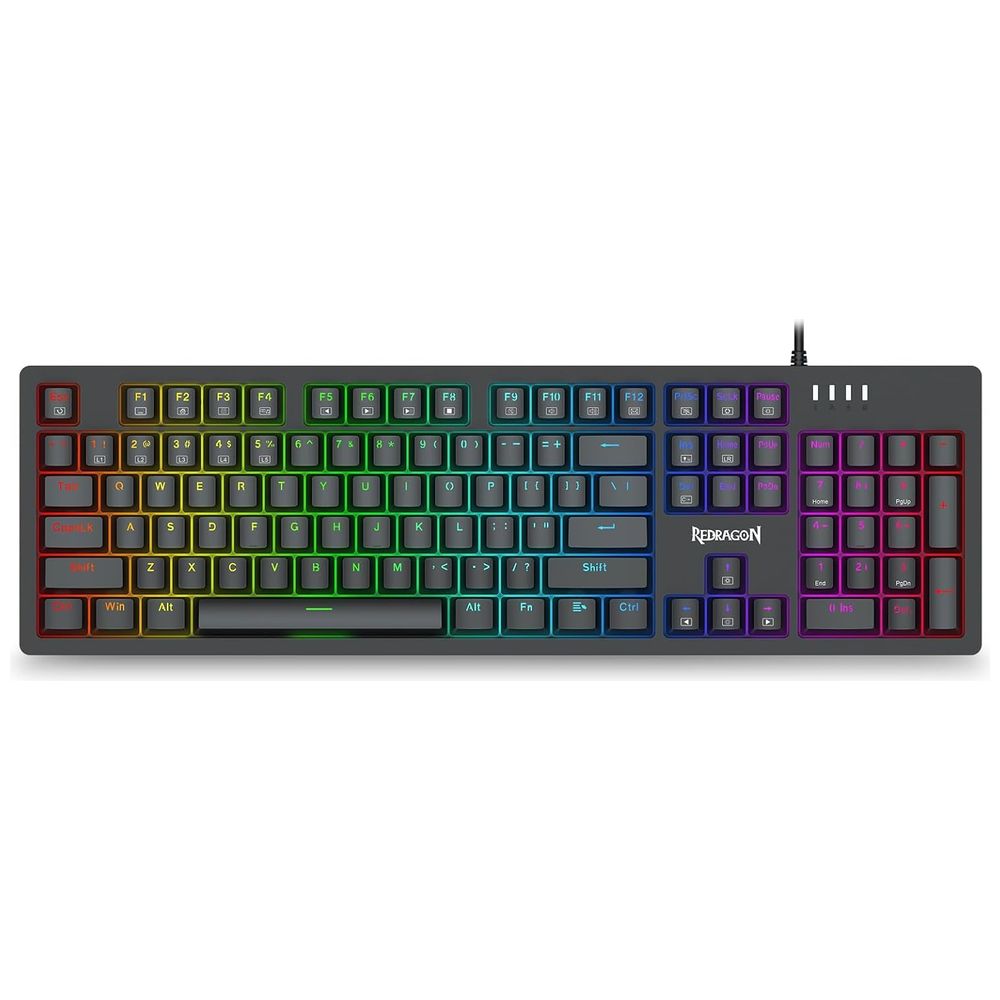 Redragon K679 - Mechanical Gaming Keyboard - Wired - Hot-Swappable Red Switch - Backlit - Black – 63,000 IQD Iraq