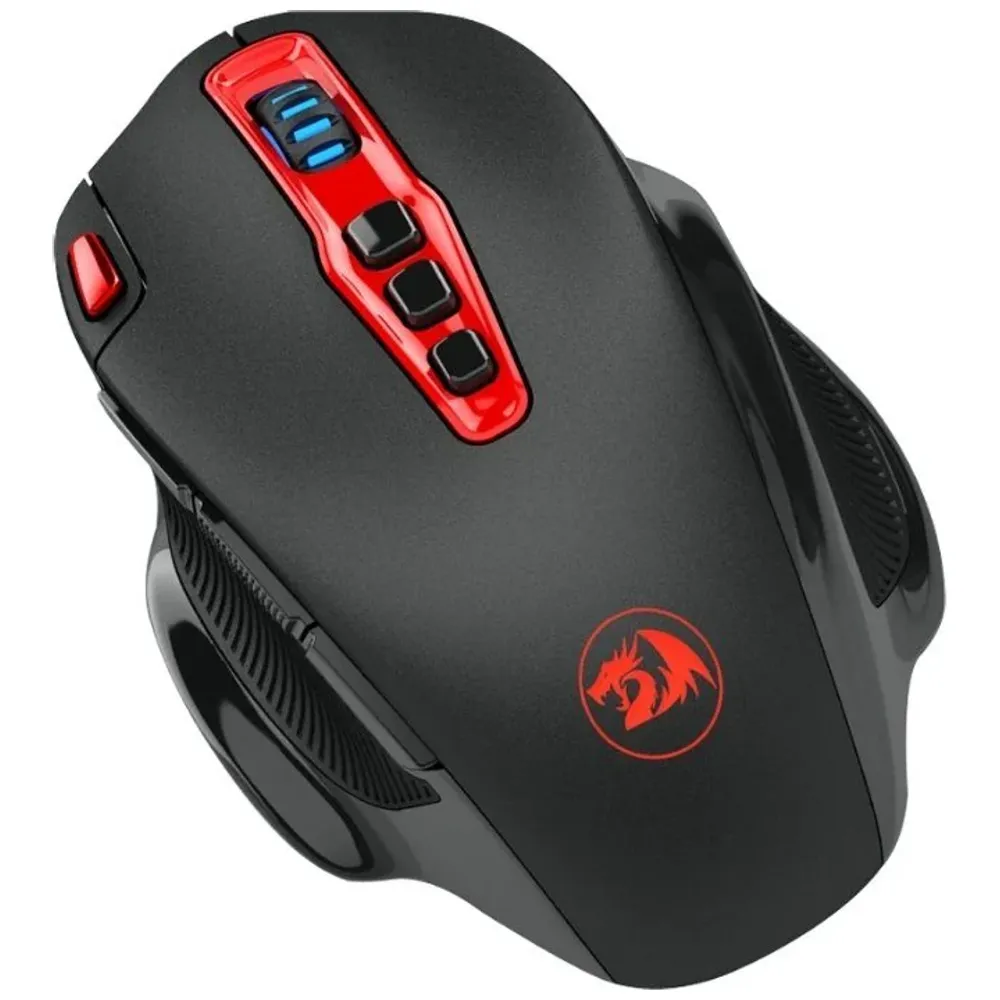 Redragon SHARK M688-1 Wireless Gaming Mouse – Ultra-Light Ergonomic Design, High-Precision 5000 DPI Sensor, 9 Programmable Buttons, RGB Backlit, Long Battery Life, 30g, - Black 30g – 40,000 IQD Iraq