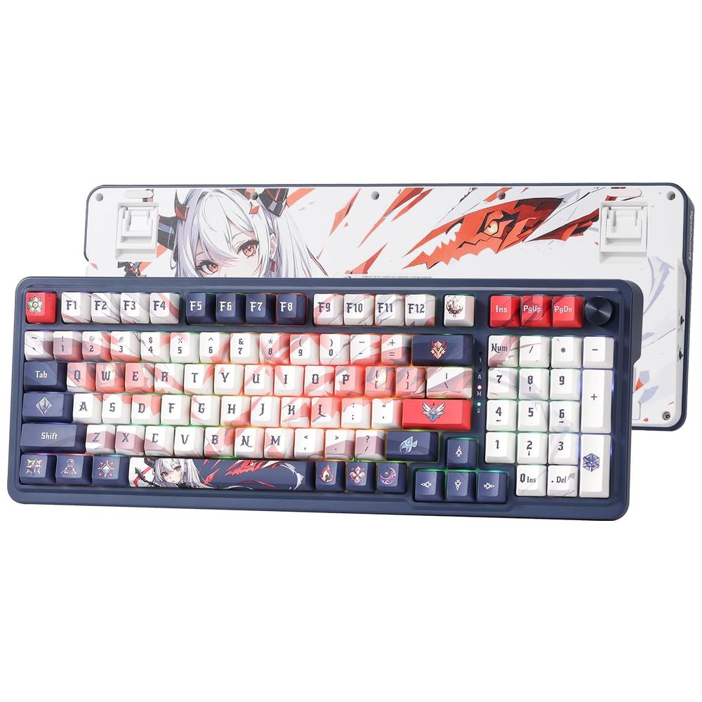 Redragon K686 Pro - Wireless RGB Gaming Keyboard - 98 Keys  - Durable & High-Performance - Black 98 Keys – 71,780 IQD Iraq