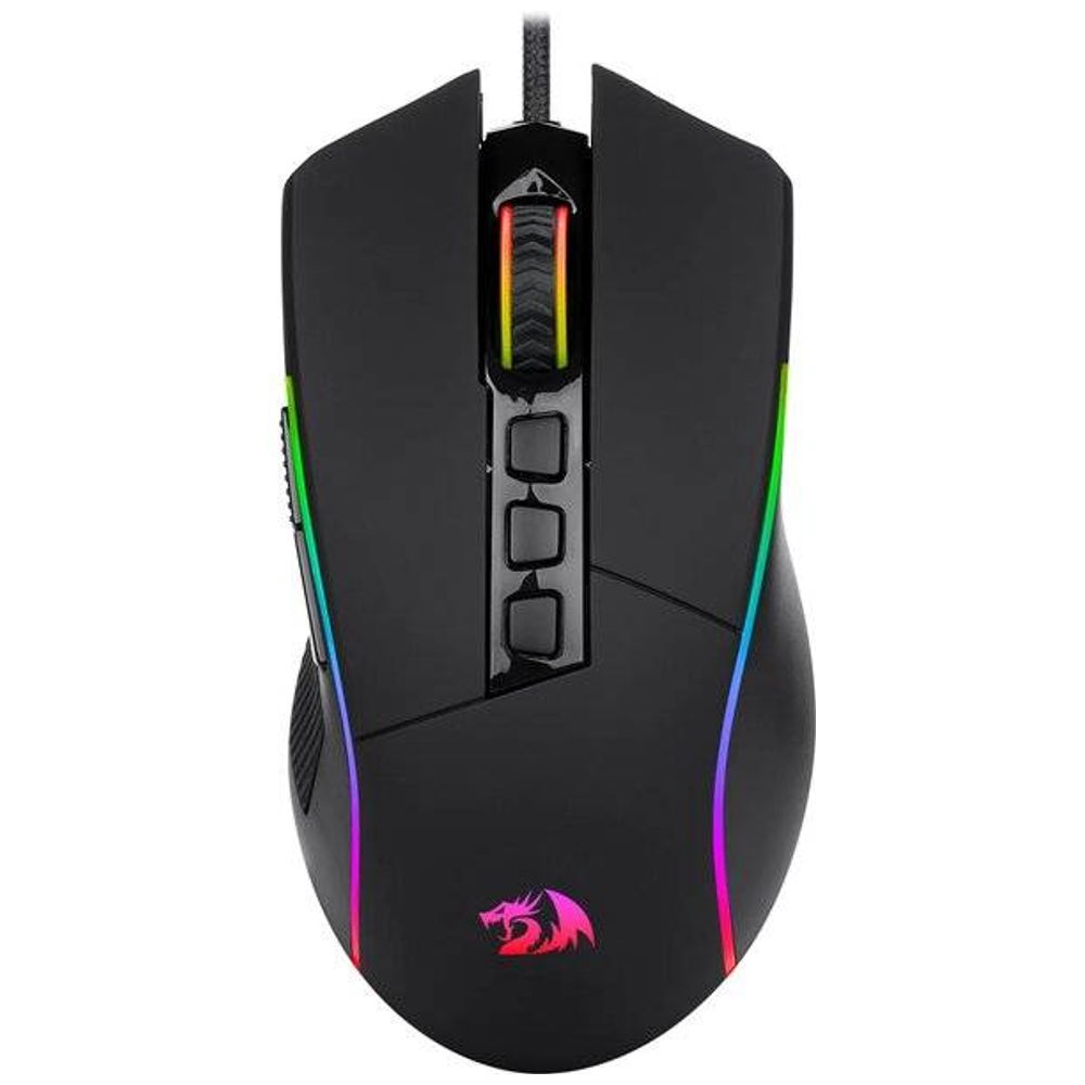 Redragon Redragon M812 - Gaming Mouse - High-resolution optical sensor 16000 dots per inch (DPI) - RGB  - Black 16000 DPI