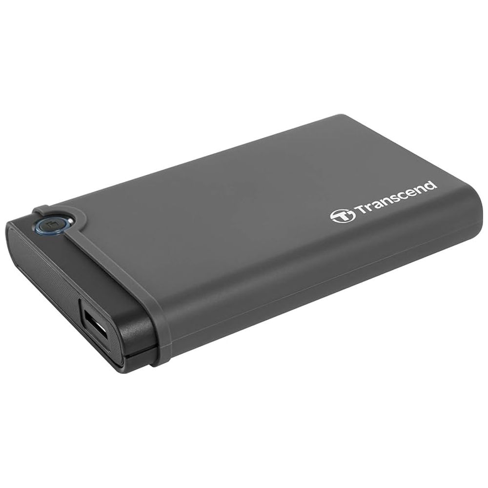 Transcend Transcend - 2.5-Inch SATA HDD/SSD Enclosure with USB 3.1 Gen1 - Shock Resistant - Black 2.5-Inch, USB 3.1 Gen1 – 35,000 IQD Iraq