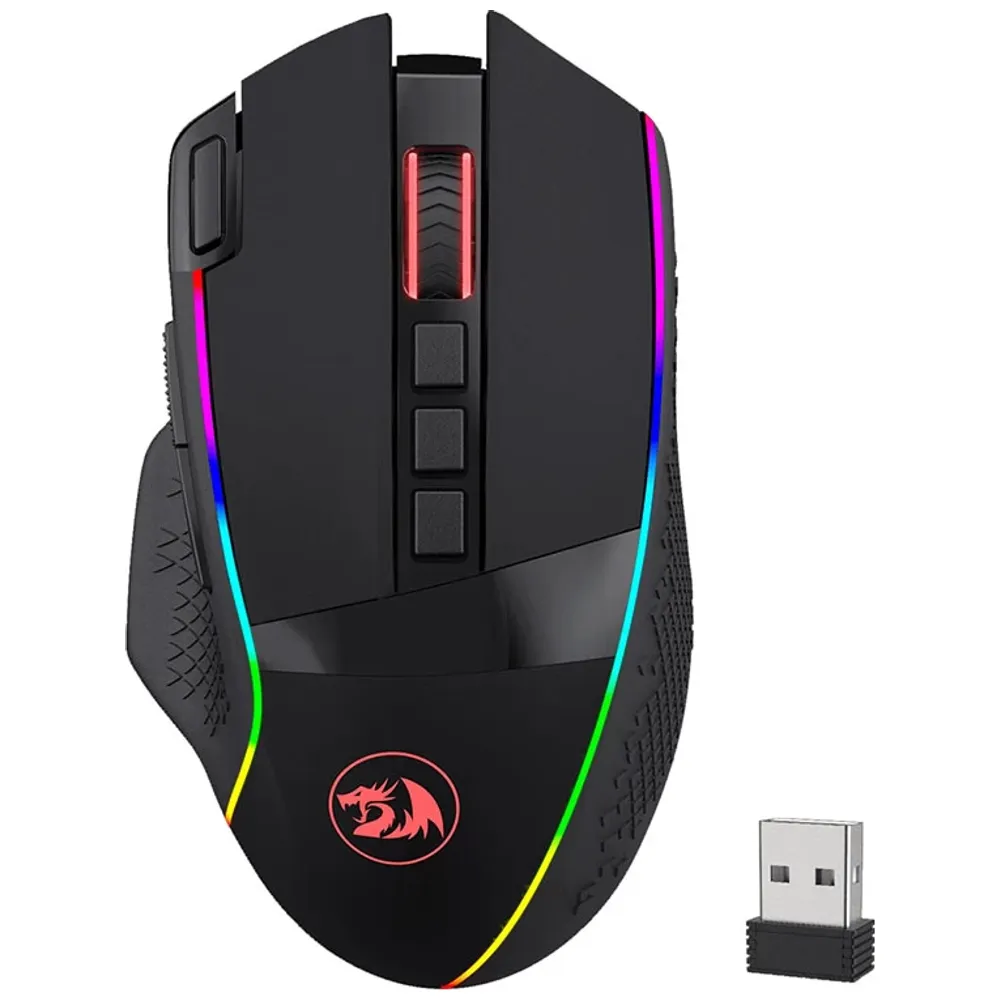 Redragon M991 Wireless Gaming Mouse - 26000 DPI - 3-Mode - Black 26000 DPI – 55,000 IQD Iraq