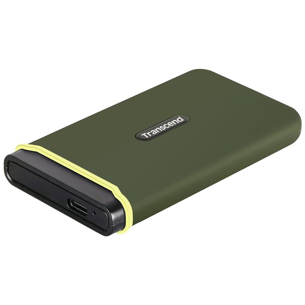 Transcend Transcend - Portable SSD Solid State Drive - 1TB - USB 3.2 - Green 1TB – 250,000 IQD Iraq