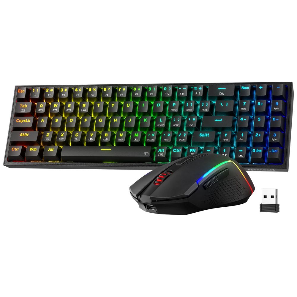 Redragon S136 - Wired Gaming Keyboard - RGB - Up To 7200 DPI - Black – 75,000 IQD Iraq