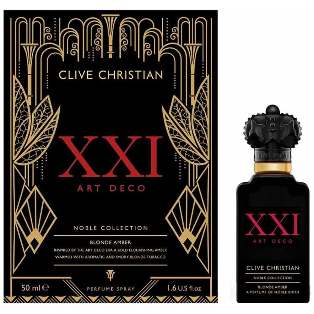 XXI Art Deco by CLIVE CHRISTAN للرجال - بخاخ عطر، 50 مل