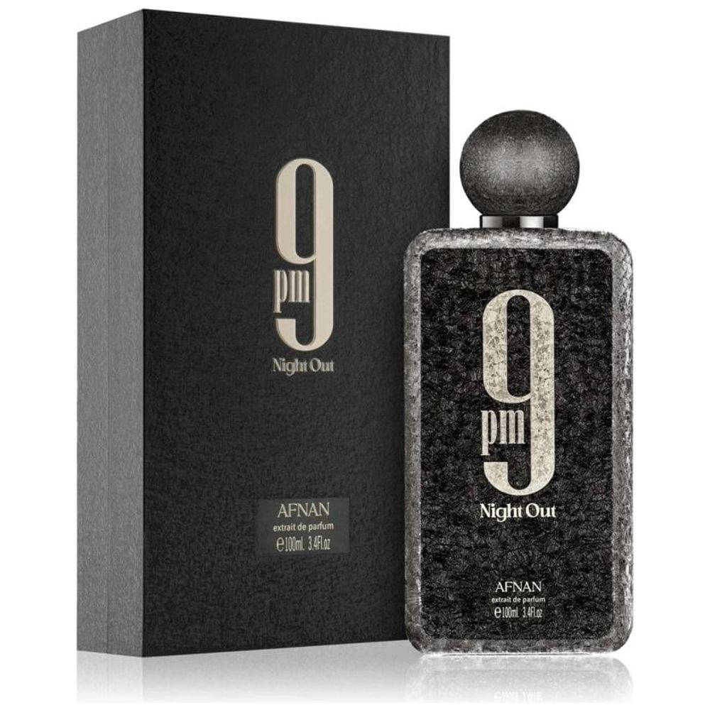 9 PM Night Out by Afnan for Unisex - Extrait de Parfum ,100 ml