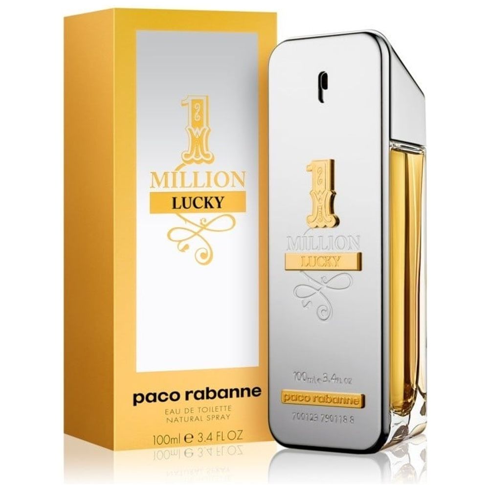 One Million Lucky by Paco Rabanne for Men - Eau de Toilette, 100ml