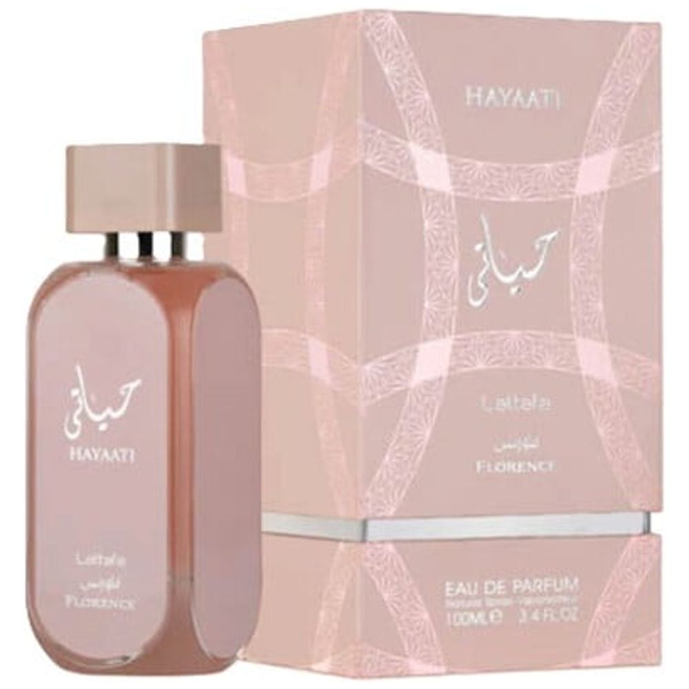 Hayati Florence by Lattafa for Women - Eau de Parfum, 100 ml