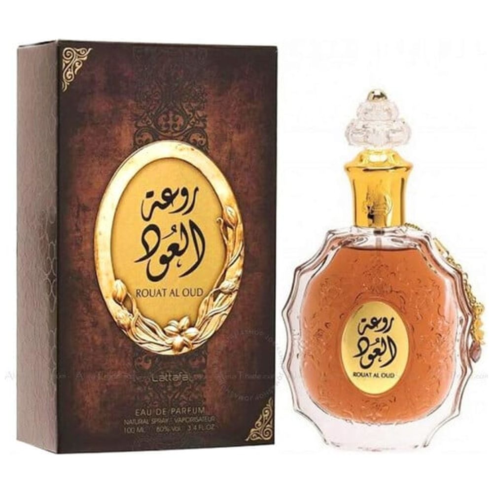 Rouat Al Oud by Lattafa for Men - Eau de Parfum, 100ml