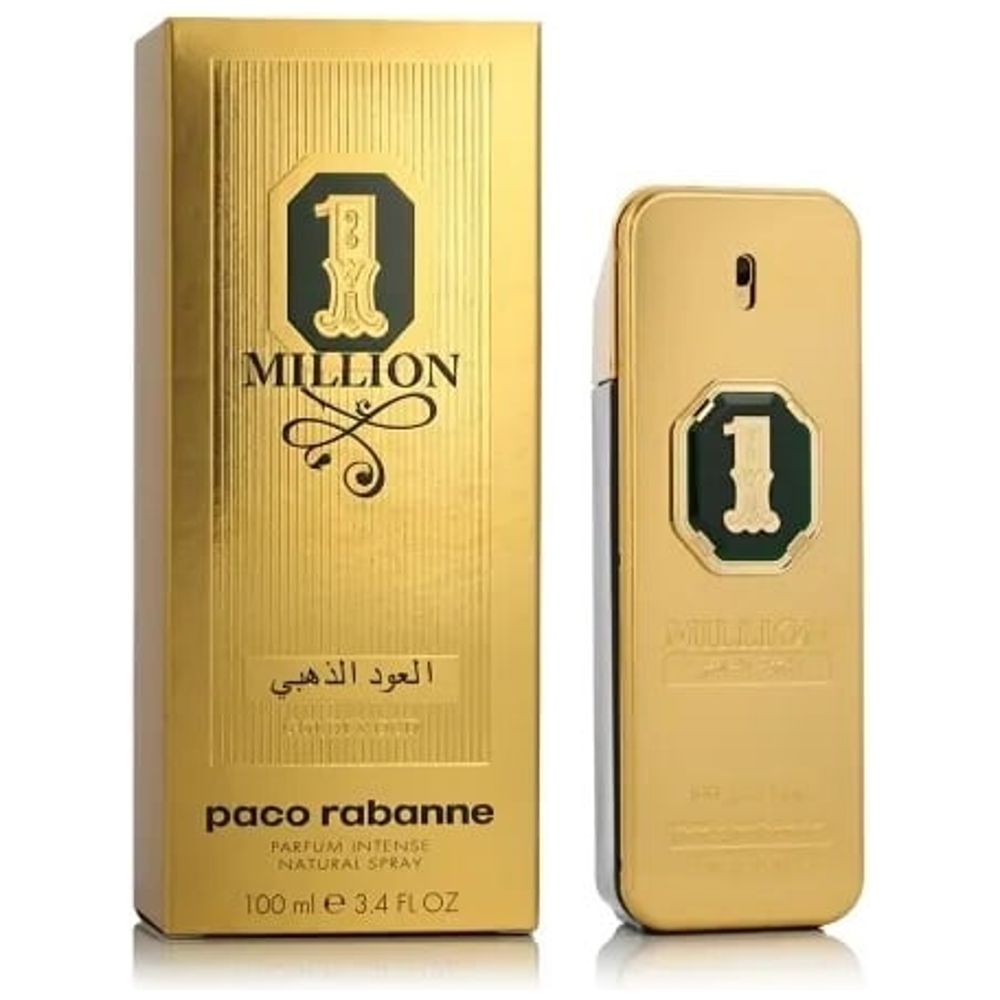 1 Million Golden Oud by Paco Rabanne for Men - Parfum Intense,100ml