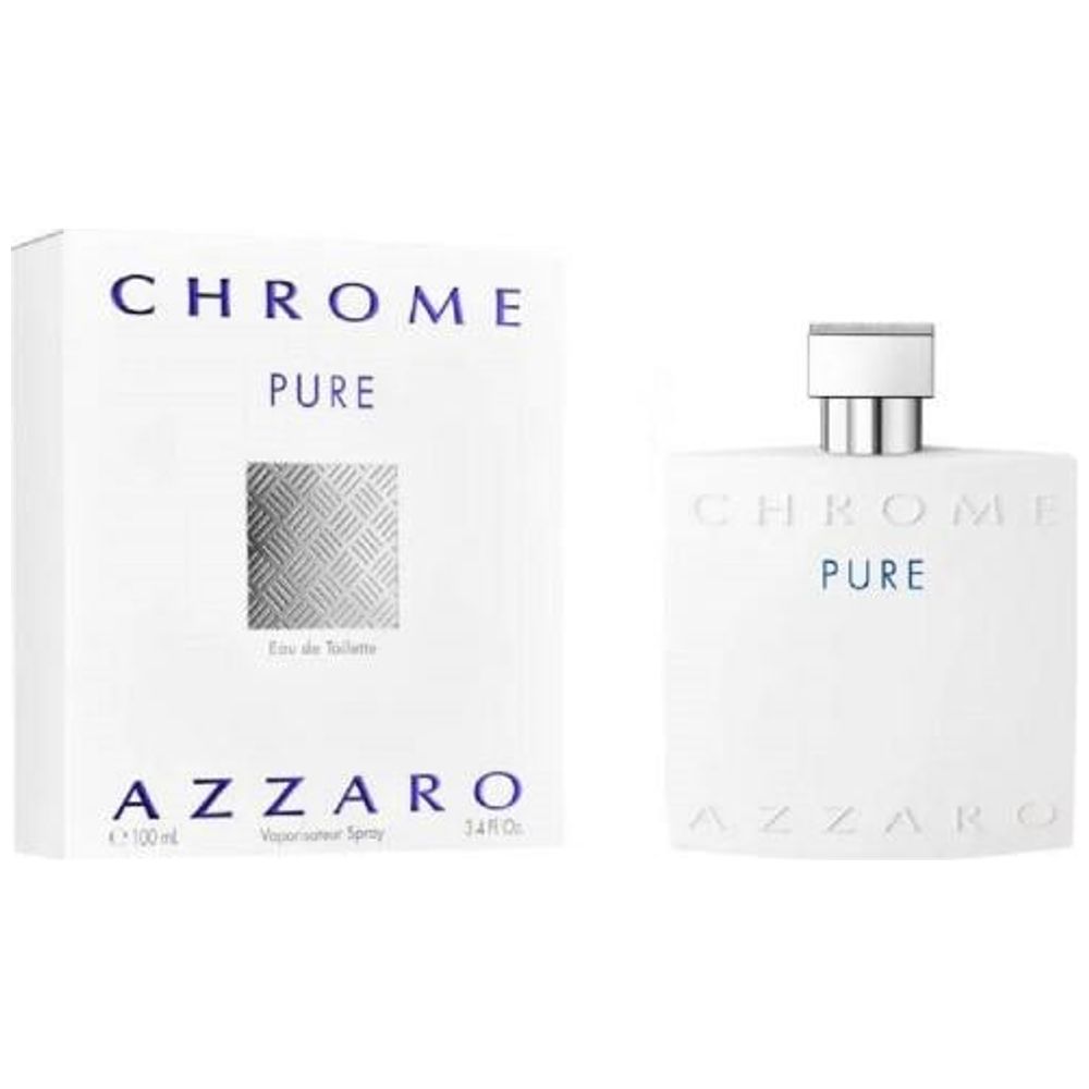 Chrome Pure by Azzaro for Men - Eau de Toilette, 100ml