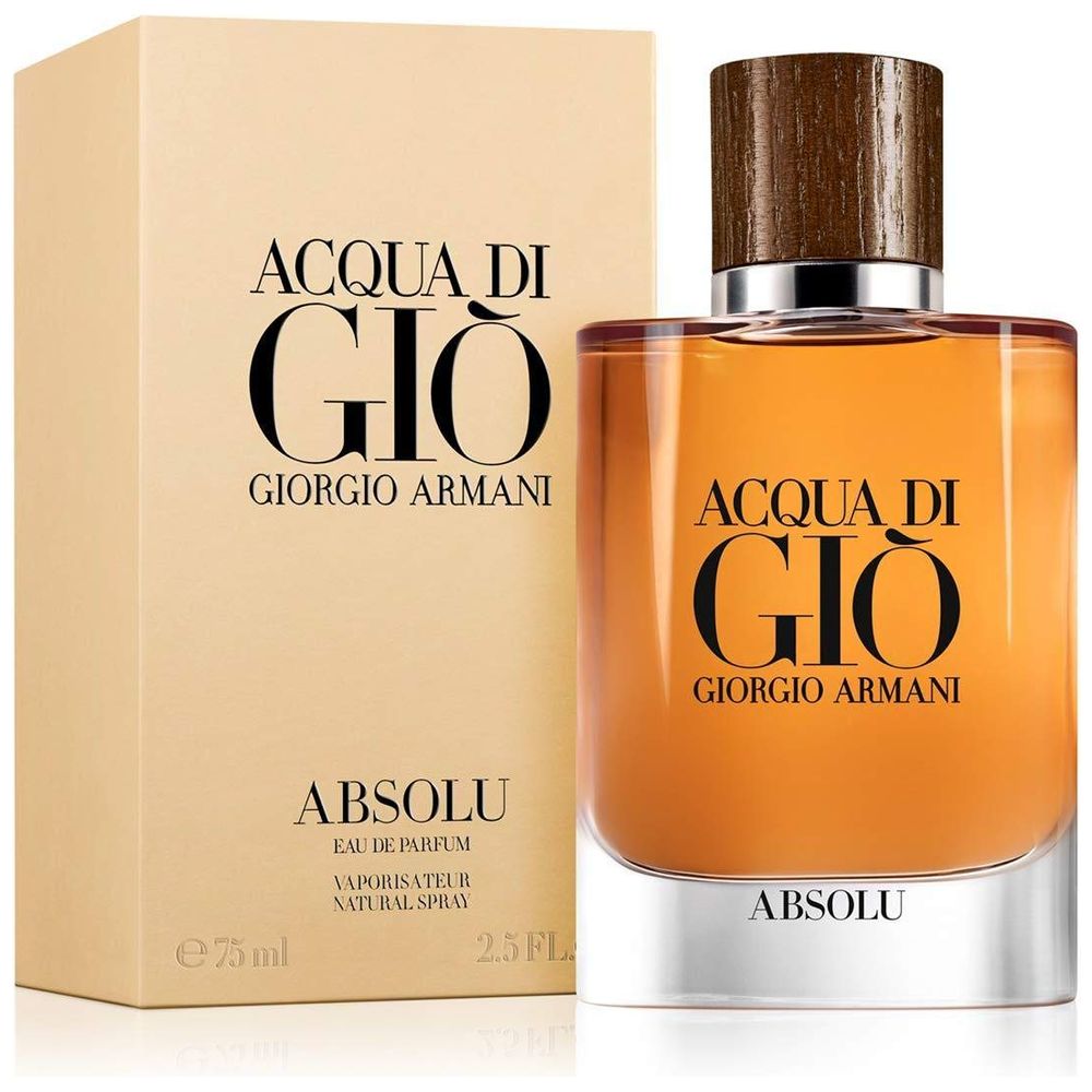 Acqua Di Gio Absolu by Giorgio Armani for Men - Eau de Parfum, 75ml