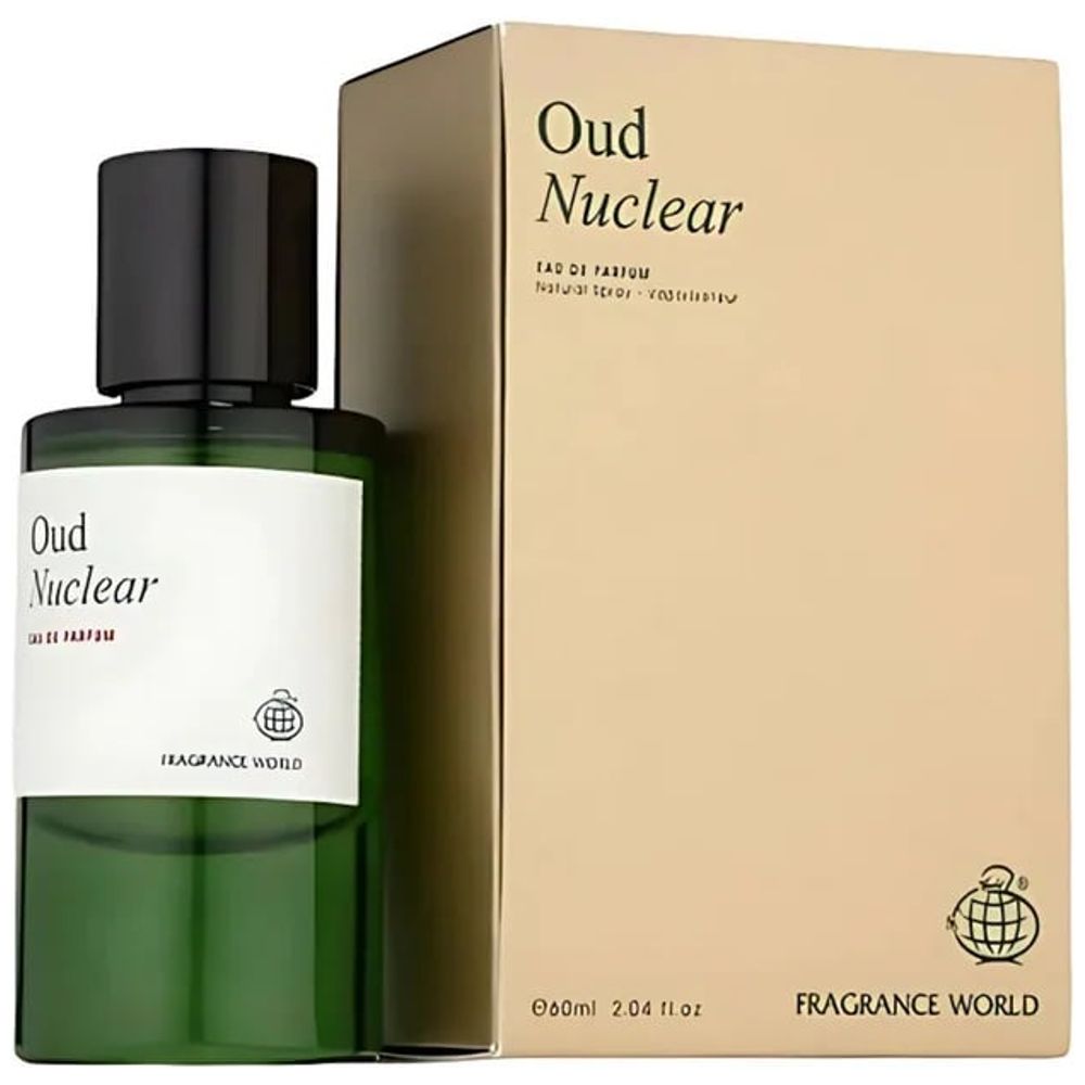 Oud Nuclear by Fragrance World for Unisex - Eau de Parfum, 60ml