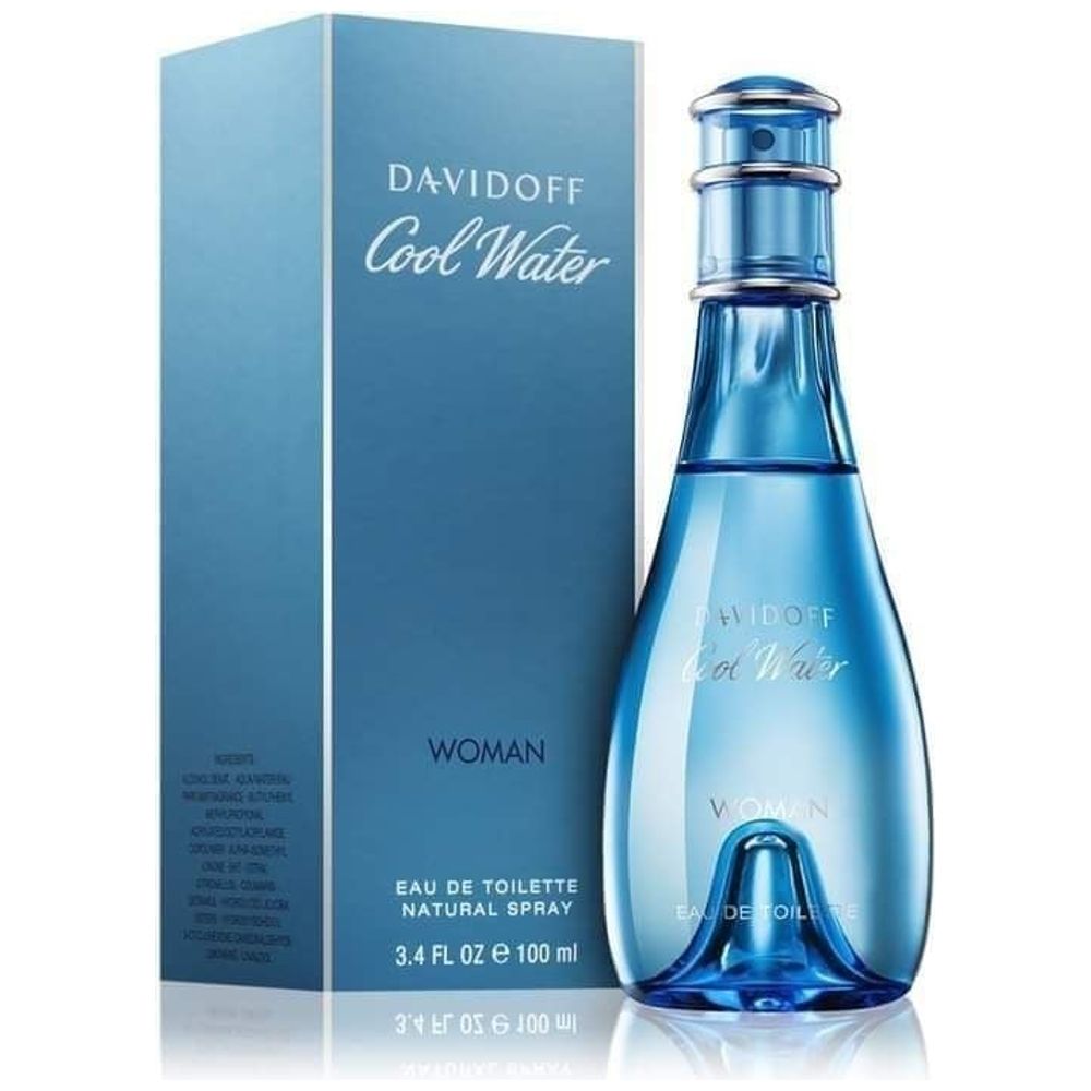 Cool Water من Davidoff للنساء - أو دو تواليت، 100ml