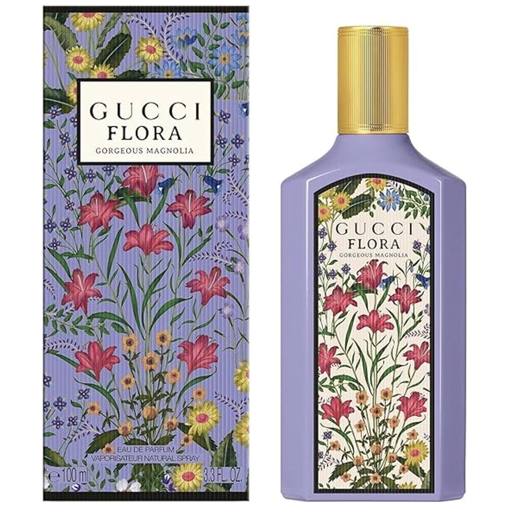 Flora Gorgeous Magnolia by Gucci for Women - Eau de Parfum, 100ml