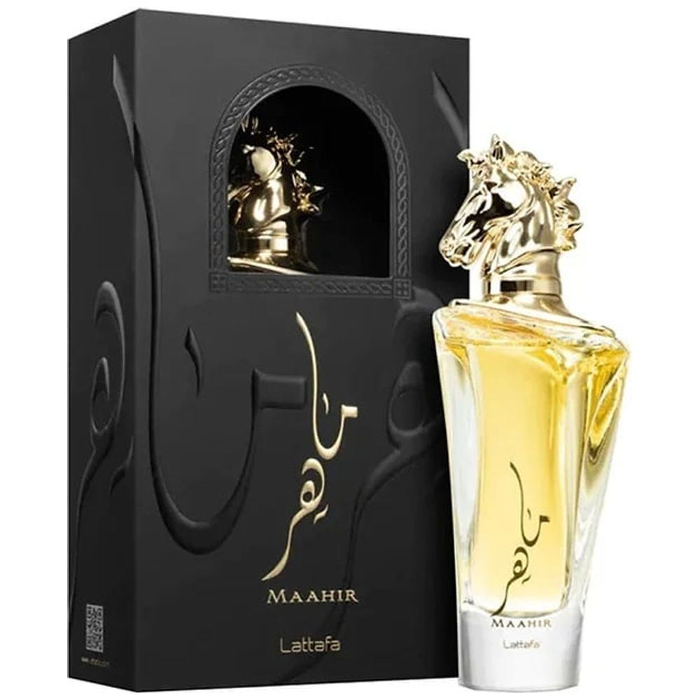Maahir by Lattafa for Unisex - Eau de Parfum, 100 ml