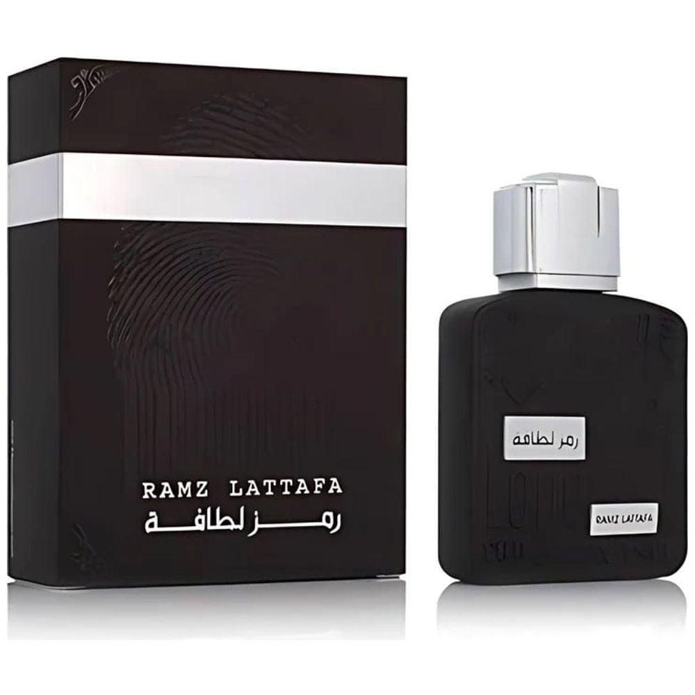 Ramz Lattafa Silver by Lattafa for Unisex - Eau de Parfum, 100 ml