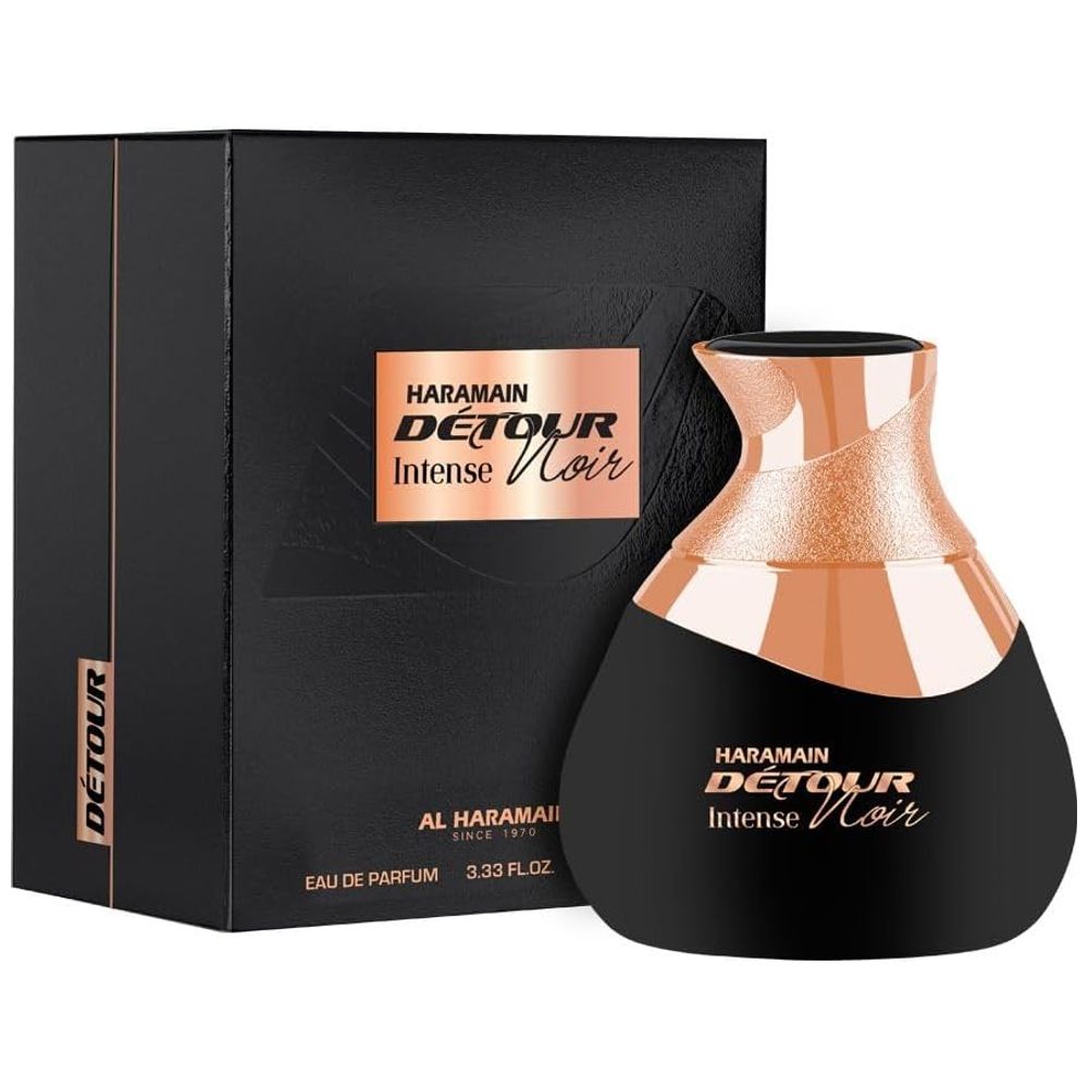 Detour Noir Intense by Al Haramain for Unisex - Eau de Parfum, 100ml