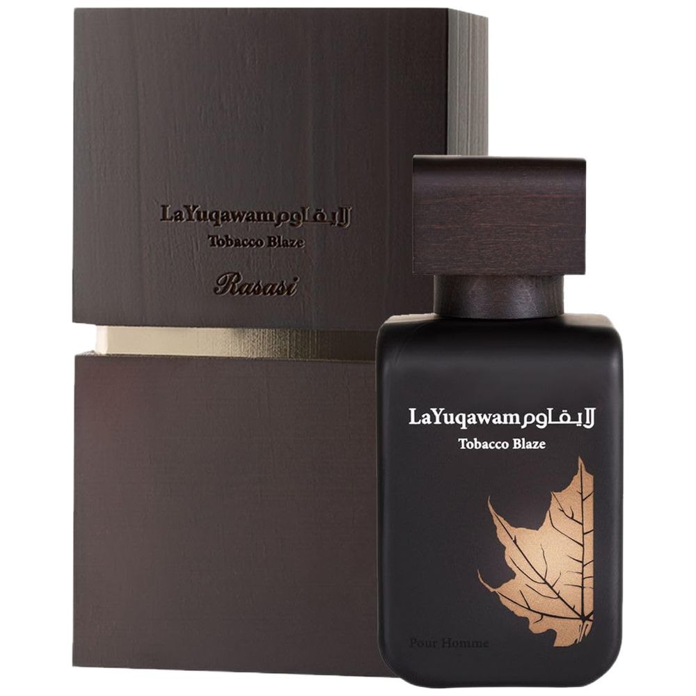 La Yuqawam Tobacco Blaze by Rasasi for Men - Eau de Parfum, 75 ml