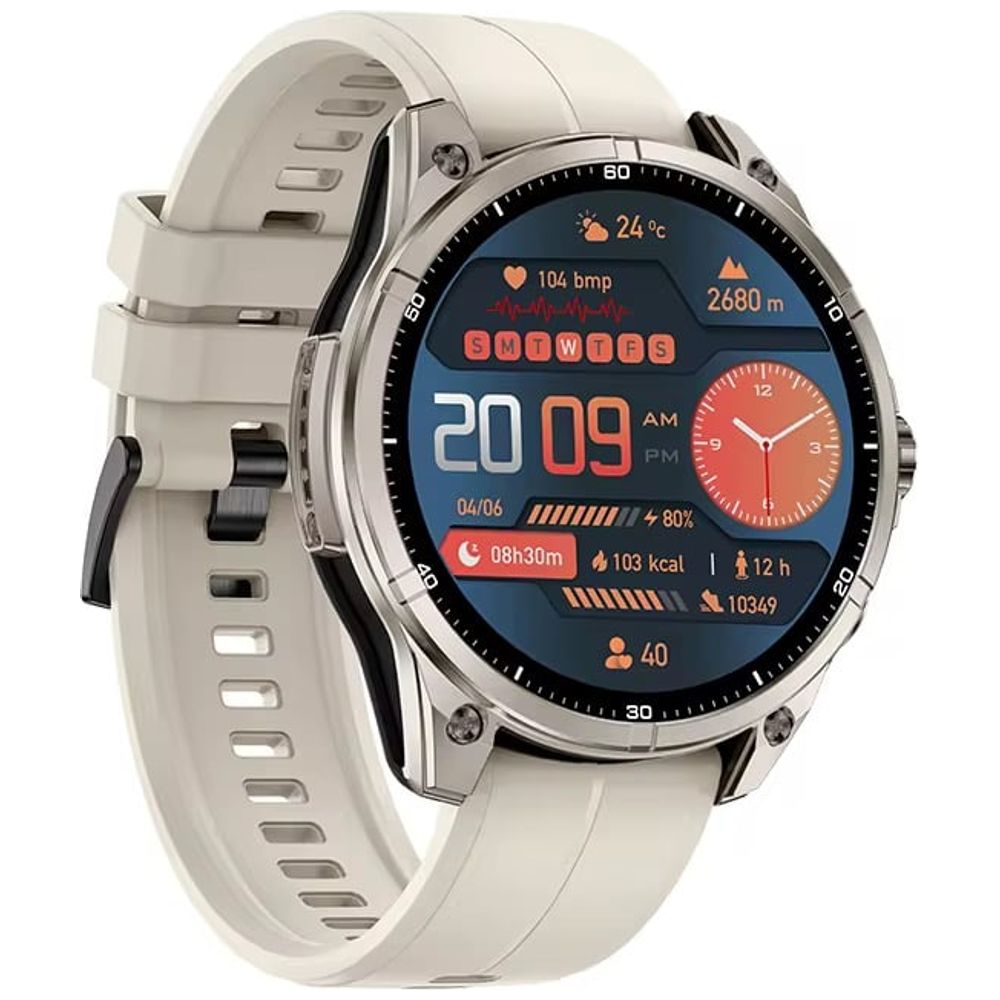 LOKMAT LOKMAT FT33 - Smart Watch - 1.43 Inches Amoled - Up To 410 mAh -  Silver 1.43 inches, 410mAh