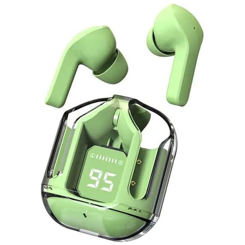 DTNo1 Air31 - Bluetooth Headphone In Ear - Bluetooth 5.3 - Up to 20–28 hours with case - Green Bluetooth 5.3, 20-28h