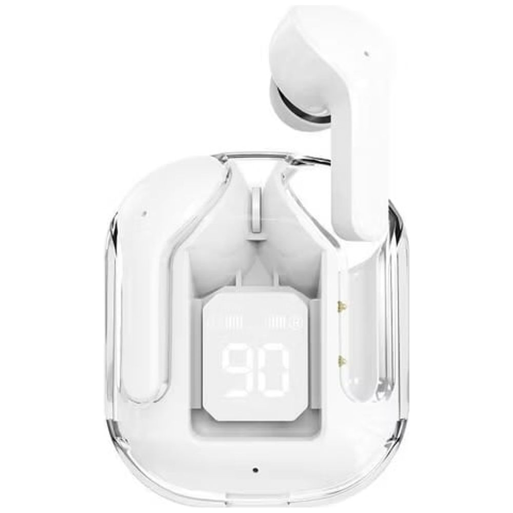 DTNo1 Air31 - Bluetooth Headphone In Ear - Bluetooth 5.3 - Up to 20–28 hours with case - White Bluetooth 5.3, 20-28 hours