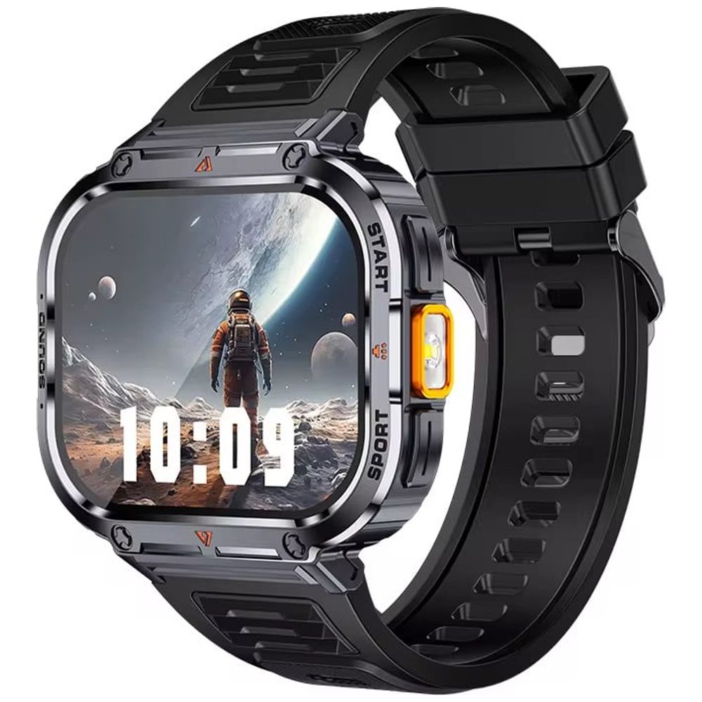 LOKMAT LOKMAT NX23 - SmartWatch - 2 Inch, full touch display - IP68 water resistance - Black 2 inch, IP68