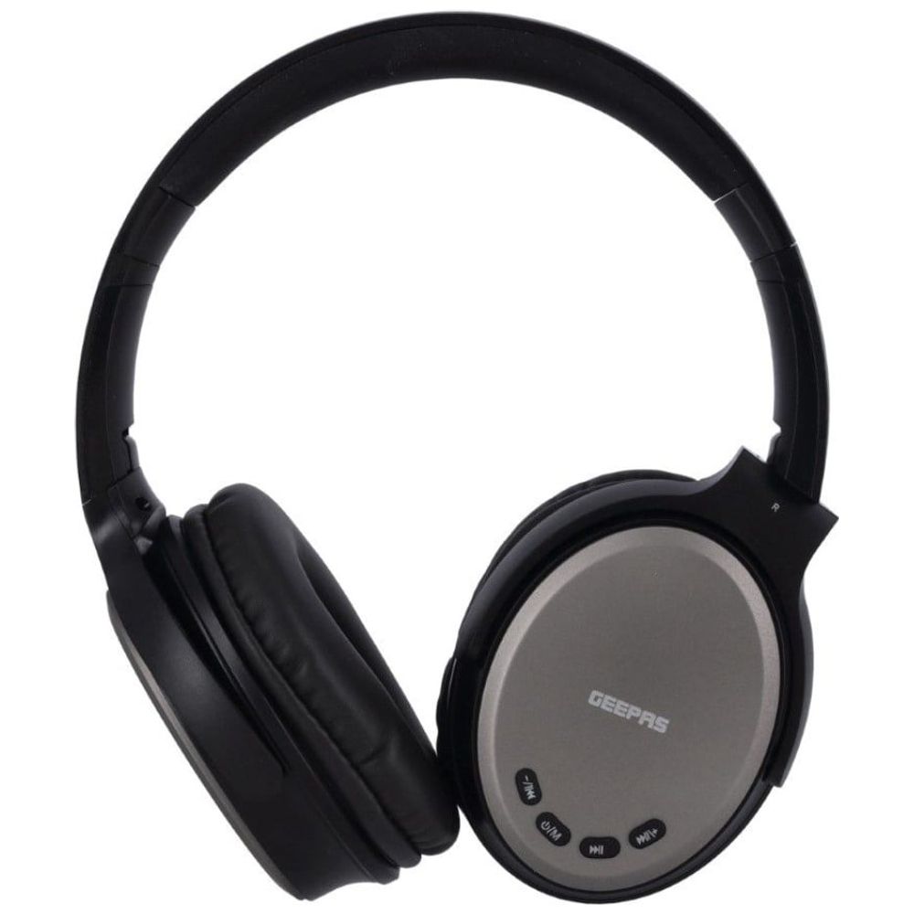 Geepas GHP14011 - Bluetooth Headphone Over Ear - Black – 24,000 IQD Iraq