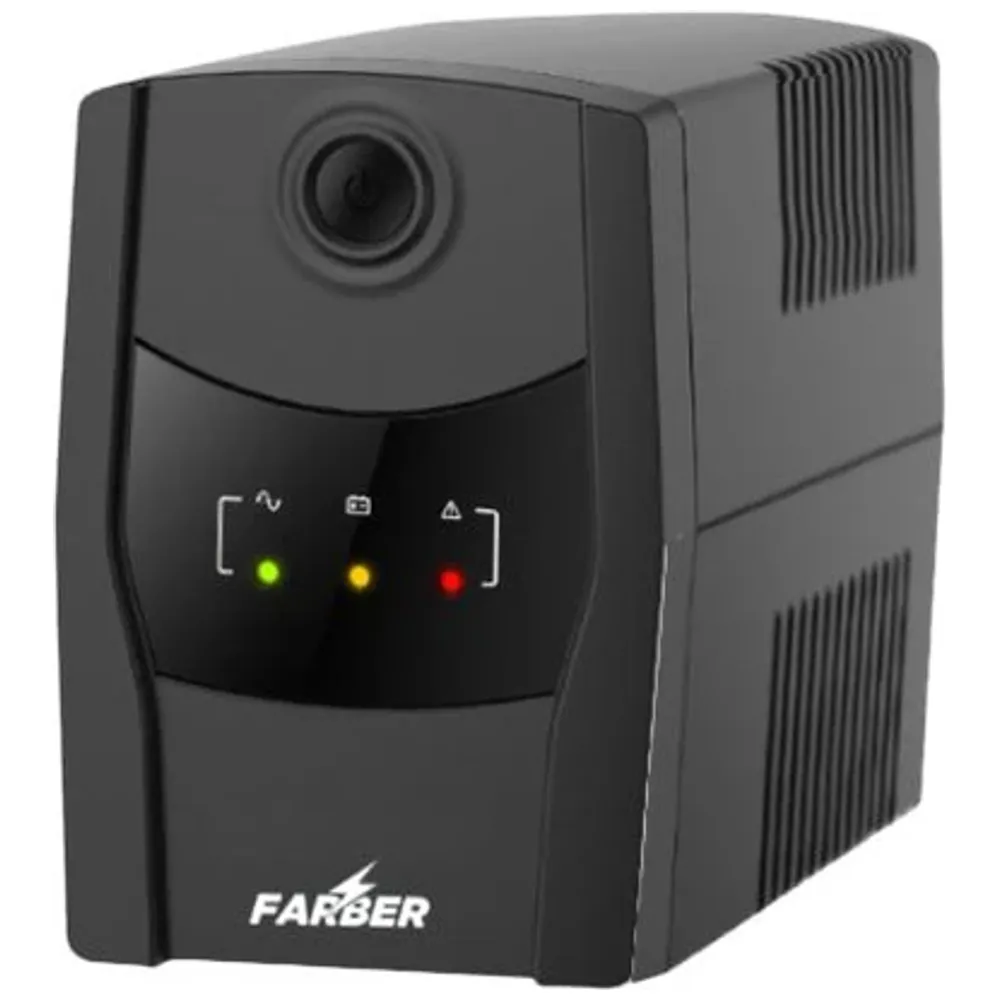 Farber Farber - UPS Interactive - 1500VA - 720W with 24V Battery - Black 1500VA 720W