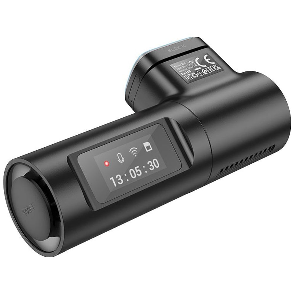 Hoco DV1 - Dash Cam Recorder - 1080P Front Camera - 0.96” TFT Display - Black 1080P, 0.96-inch