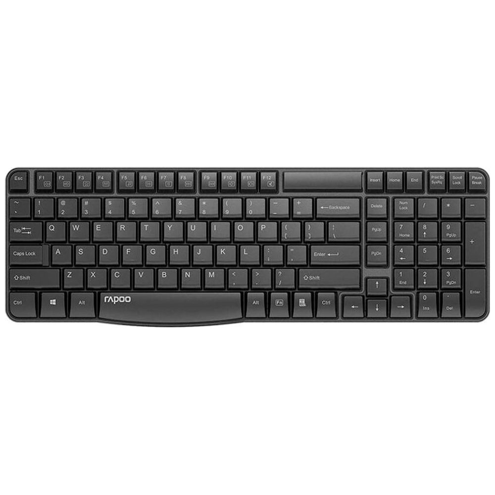 Rapoo Rapoo E1050 - Wireless Keyboard - Black