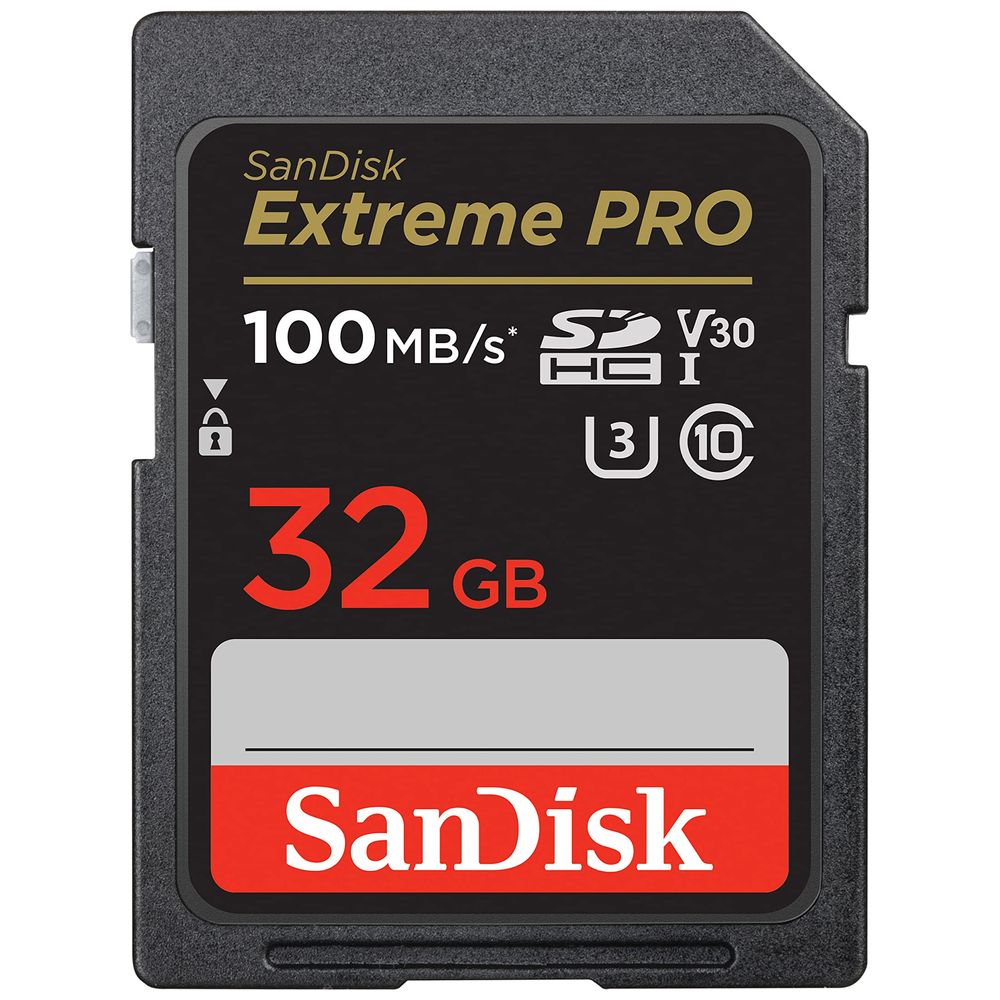 SanDisk SanDisk SDSDXXO-032G - 32GB - SD Card - Black 32GB