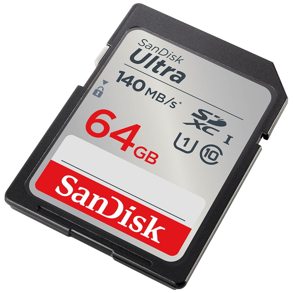 SanDisk SanDisk SDSDUNB-064G - 64GB - SD Card - Black 64GB