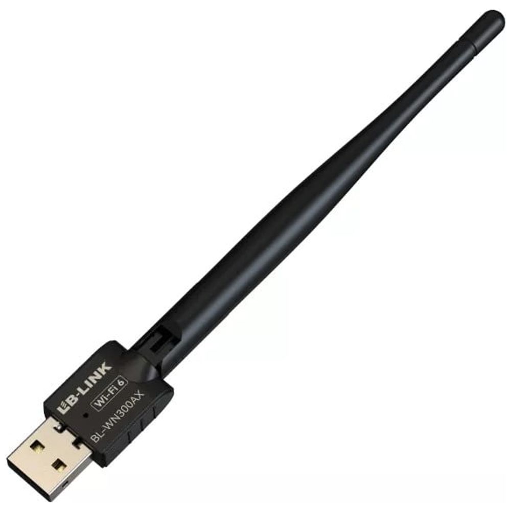 LB-Link  AX300 - USB WiFi Adapter - 300Mbps - Wi-Fi 6 Standard with Antenna - Black 300Mbps – 20,000 IQD Iraq