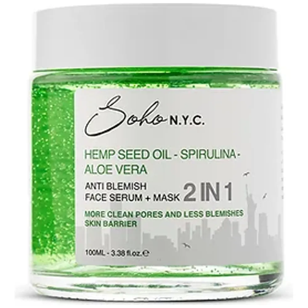 Soho New york Anti-Blemish 2in1 Face Serum + Mask - 100ml