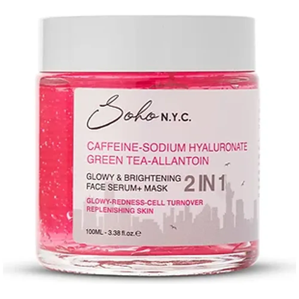 Soho New york Shine Enhancer Leave-In 2in1 Face Serum + Mask - 100ml