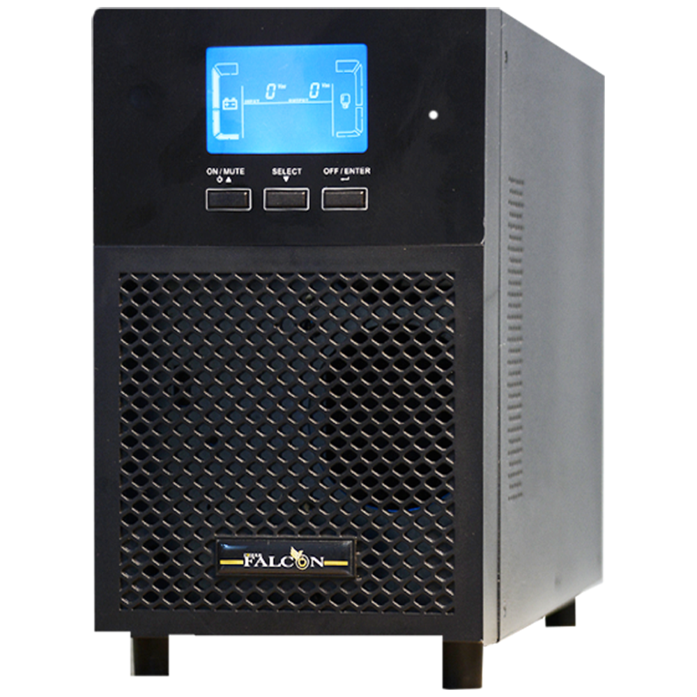 Power Falcon - Online UPS 3KVA - Double Conversion & Instant Protection - Black 3KVA – 500,000 IQD Iraq