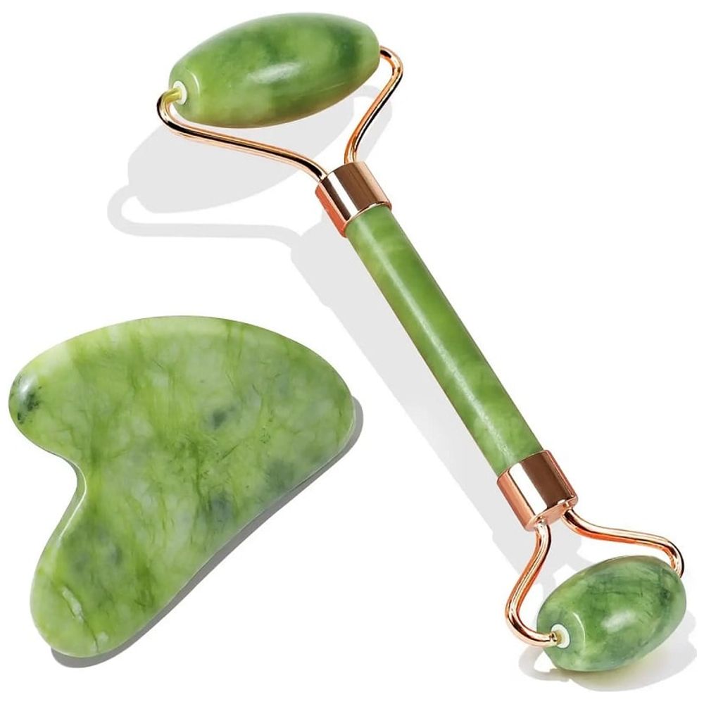 ARTOLF x001awws5z - Unyks Star Facial Massager Jade Roller - Green