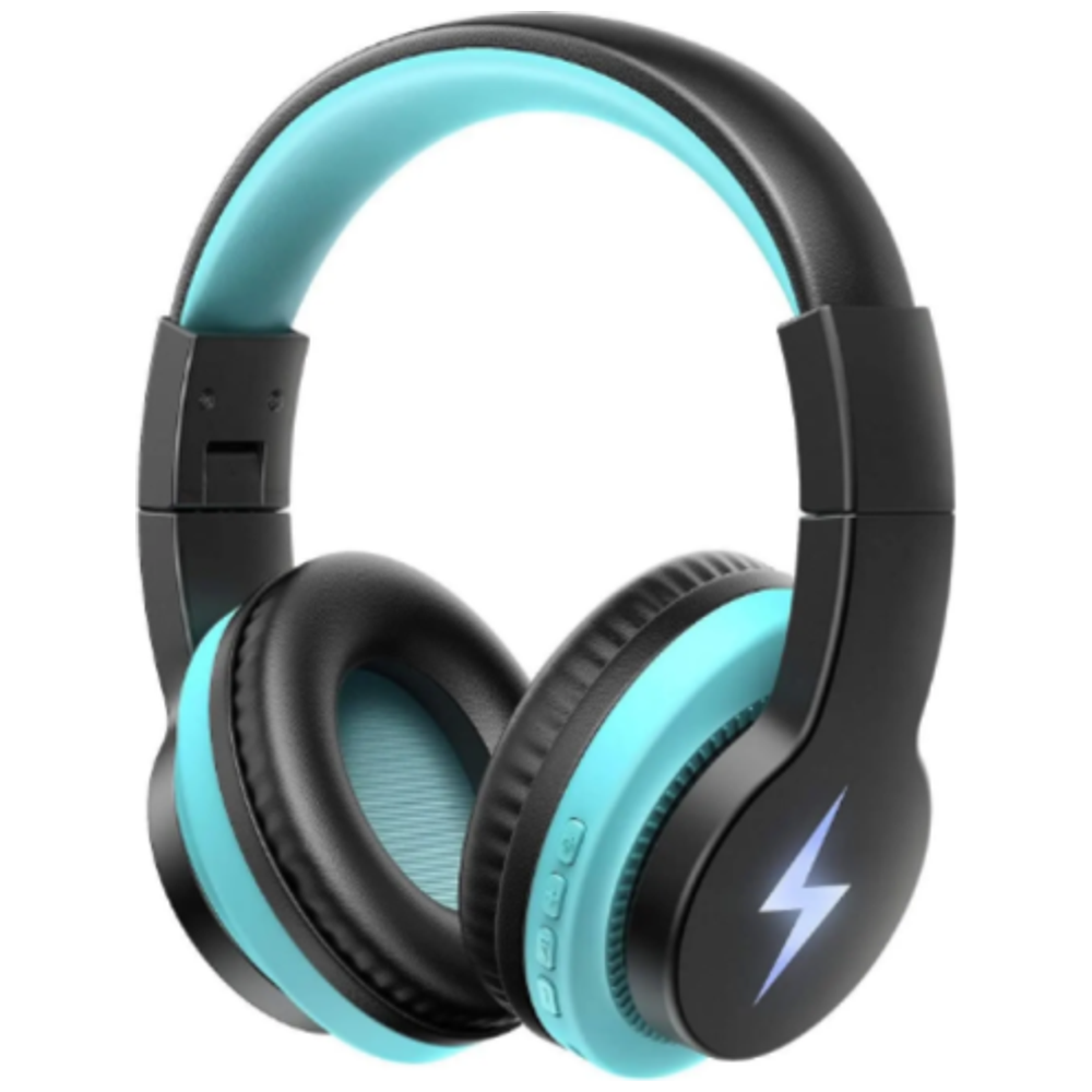 jelly comb - Bluetooth Headphone Over Ear For Kids - Side LED lights with three patterns - Black – 33,500 IQD Iraq
