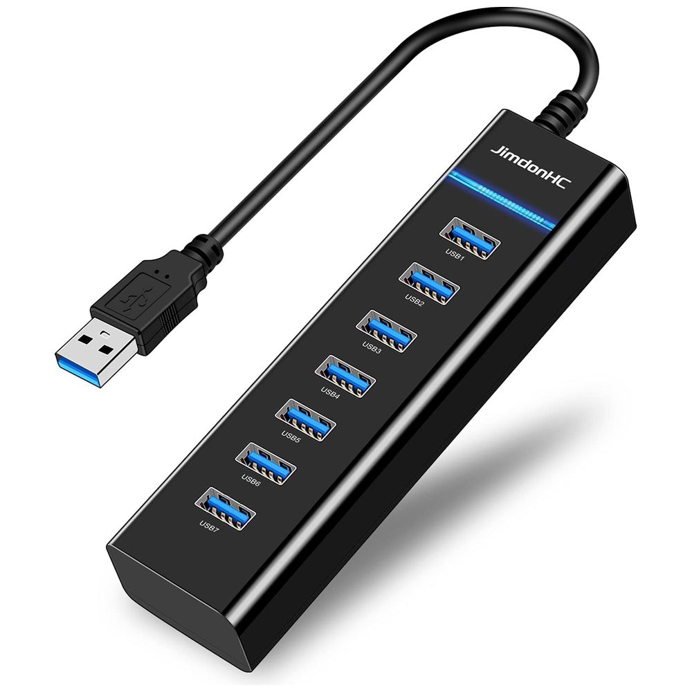 No Brand JimdonHC B09B255ZL2 - USB Hub - 7Port 7Port