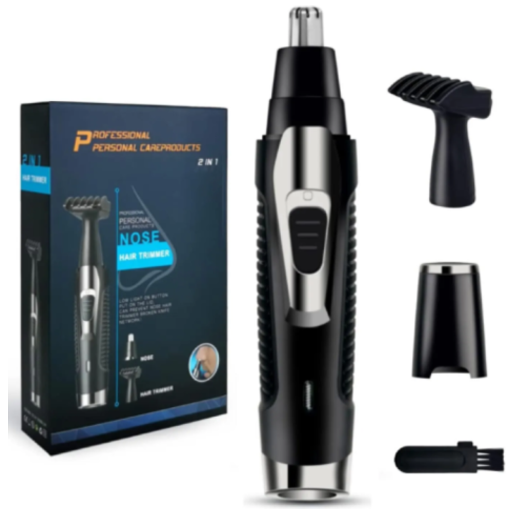 2in1 Ear & Nose Hair Trimmer - Black
