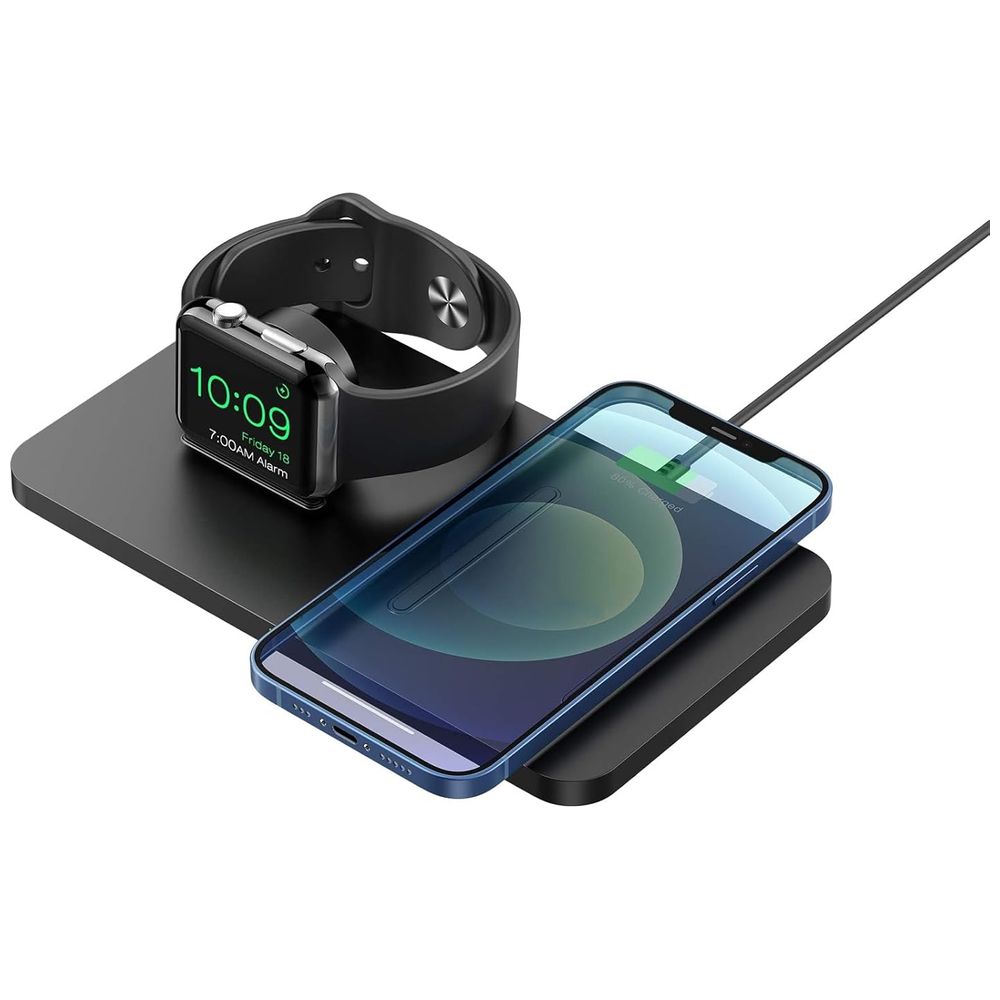 Cino PA150A - 2-in-1 Wireless Charger - 7.5W - Black 7.5W – 28,000 IQD Iraq