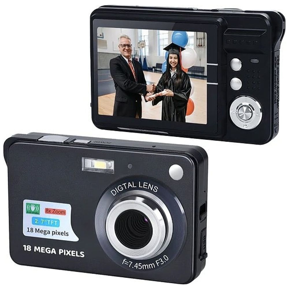 Povena Camera Digital - Black