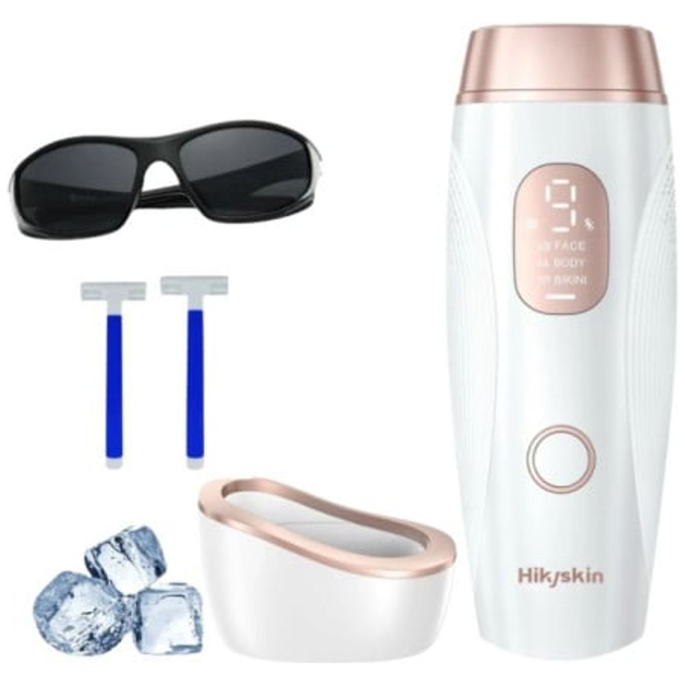 HIKYSKIN Ice Cooling Hair Removal Device - IPL Hair Removal - White